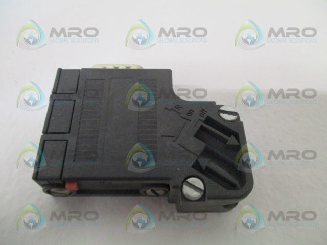SIEMENS 6ES7972-0BA40-0XA0 PROFIBUS CONNECTOR *USED*