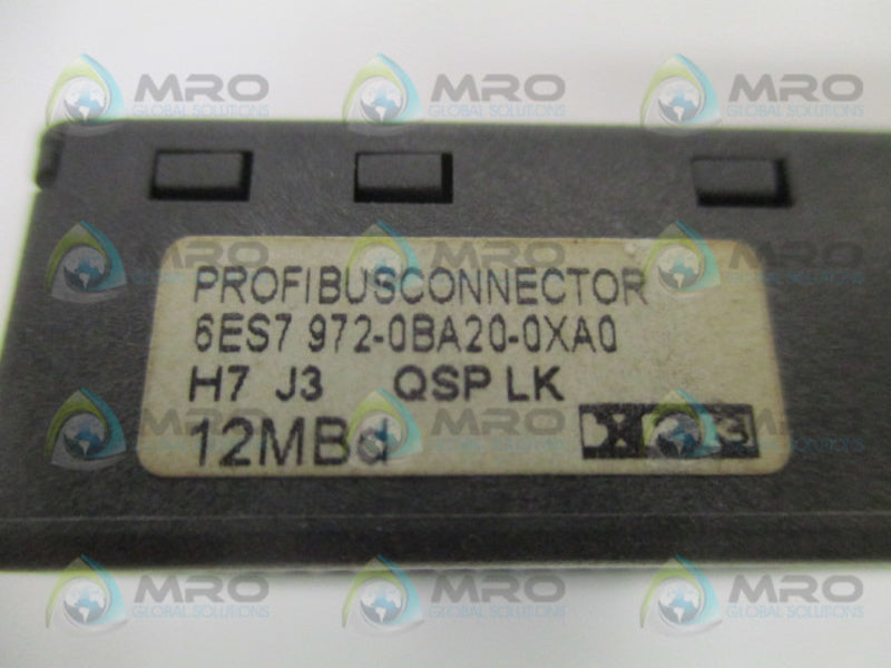 SIEMENS 6ES7972-0BA20-0XA0 PROFIBUS CONNECTOR UNMP