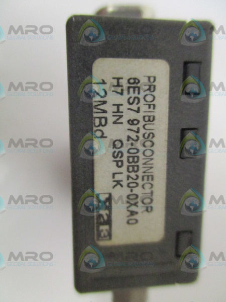 SIEMENS 6ES7972-0BB20-0XA0 PROFIBUS CONNECTOR UNMP