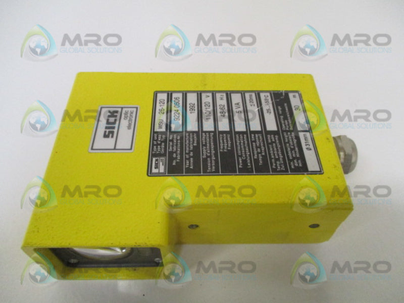 SICK WSU26-120 PHOTOELECTRIC SAFETY SWITCH *NEW NO BOX*