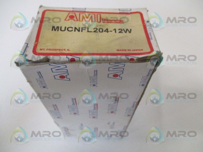AMI BEARINGS MUCNFL204-12W FLANGED BALL BEARING  NSMP