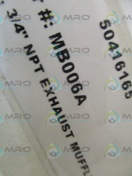 NORGREN MB006A PNEUMATIC SILENCER *NEW NO BOX*