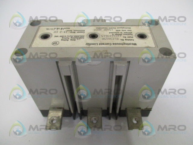 WESTINGHOUSE ELC3015R CURRENT LIMITER 15AMP *USED*