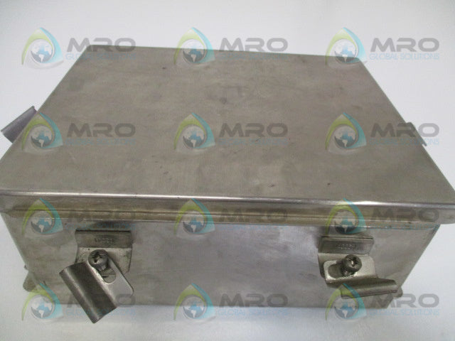 HUBBELL WIEFMANN BN4100804CHSS ENCLOSURE JUNCTION BOX *USED*