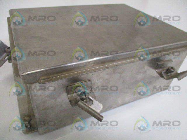 HUBBELL WIEFMANN BN4100804CHSS ENCLOSURE JUNCTION BOX *USED*