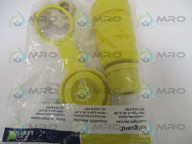 LEVITON WETGUARD 27W75 4UFK3 LOCKING CONNECTOR *NEW IN FACTORY BAG*