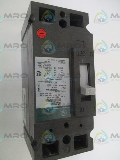 GENERAL ELECTRIC TED124020WL CIRCUIT BREAKER 20A (GREEN) *NEW IN BOX*