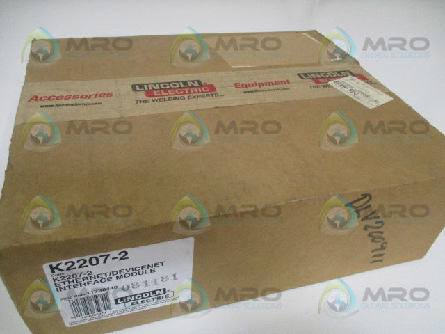 LINCOLN ELECTRIC K2207-2 ETHERNET/DEVICENET INTERFACE MODULE *FACTORY SEALED*