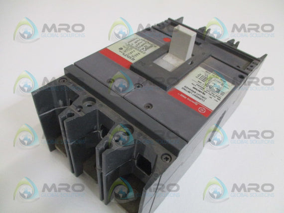 GENERAL ELECTRIC SGLA36AT0400 CIRCUIT BREAKER (NO TRIP) *USED*