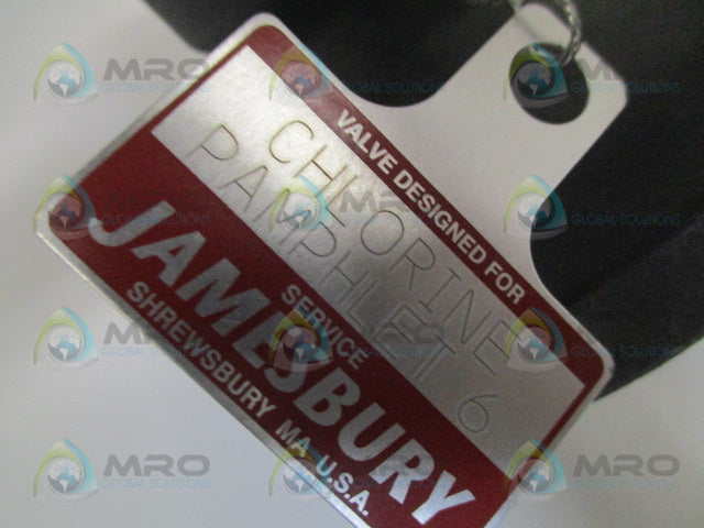 JAMESBURY 730SC312271XTZ1 CHLORINE BALL VALVE 1" *NEW NO BOX*