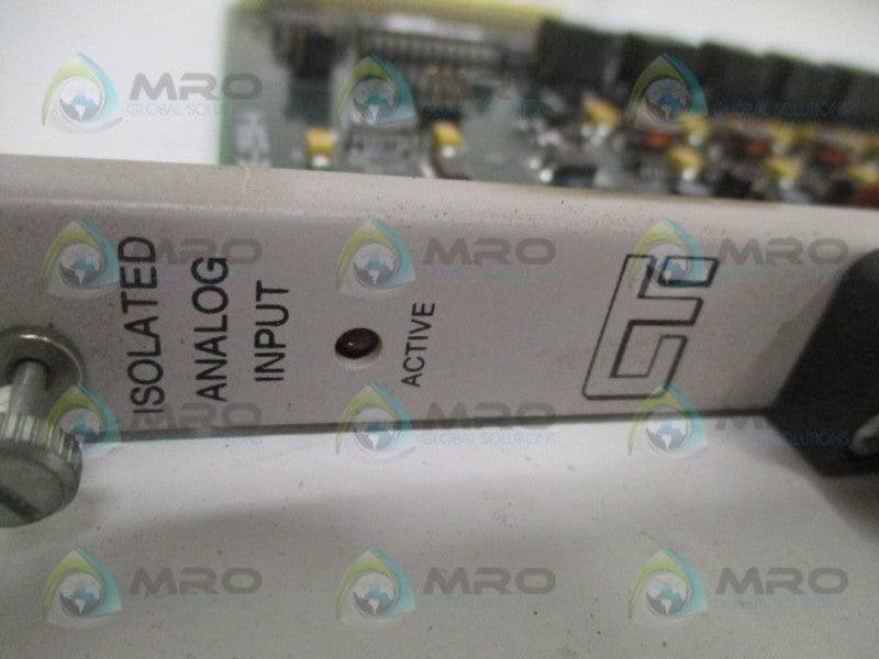CONTROL TECHNOLOGY 901E-2550-A ISOLATED ANALOG INPUT MODULE  UNMP