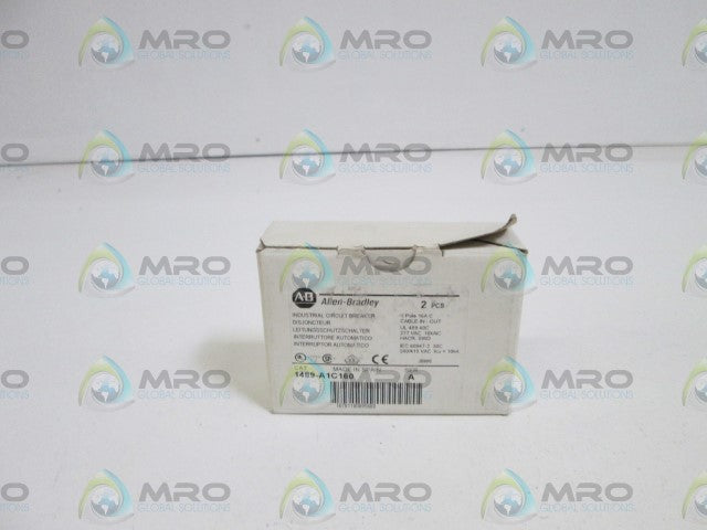 LOT OF 2 ALLEN BRADLEY CIRCUIT BREAKER 1489-A1C160 SER. A *NEW IN BOX*