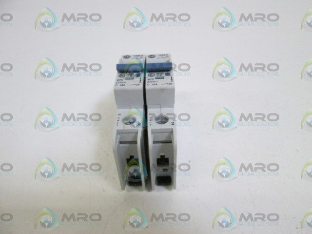 LOT OF 2 ALLEN BRADLEY CIRCUIT BREAKER 1489-A1C160 SER. A *NEW IN BOX*