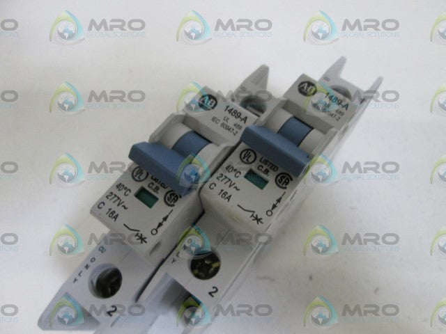 LOT OF 2 ALLEN BRADLEY CIRCUIT BREAKER 1489-A1C160 SER. A *NEW IN BOX*