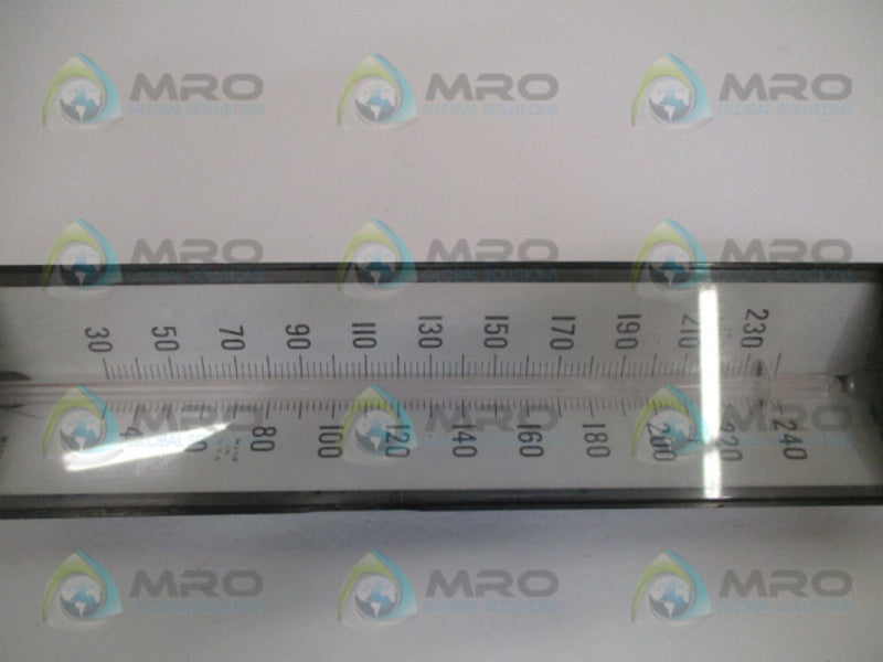 WESKLER 0/240F GLASS THERMOMETER  UNMP