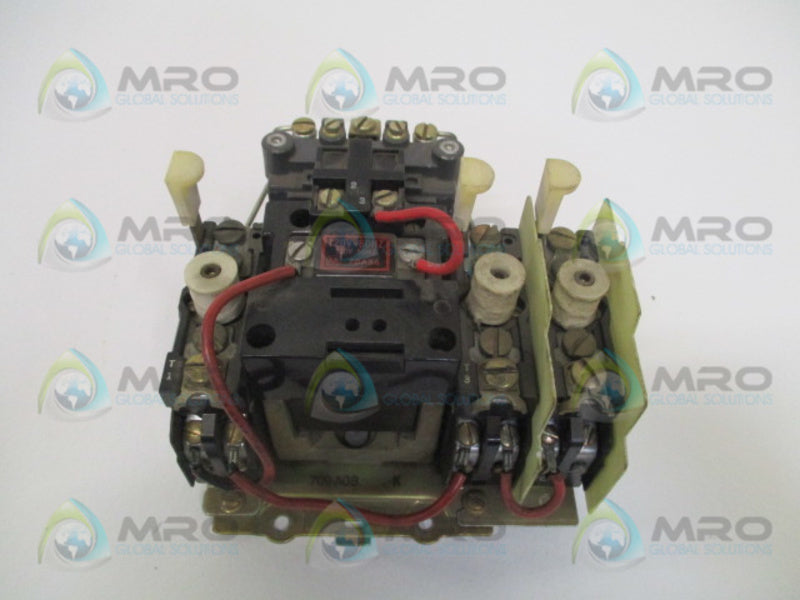 ALLEN BRADLEY 709-AOB SER. K STARTER 110/120V  UNMP