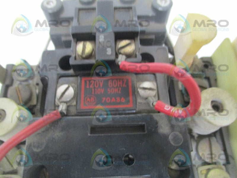 ALLEN BRADLEY 709-AOB SER. K STARTER 110/120V  UNMP
