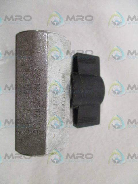 INDUSTRIAL MRO S34 CW617N FLOW VALVE 1/2" *NEW NO BOX*