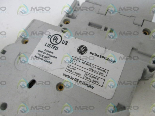 GENERAL ELECTRIC CIRCUIT BREAKER B6 AMP EP101ULH *USED*