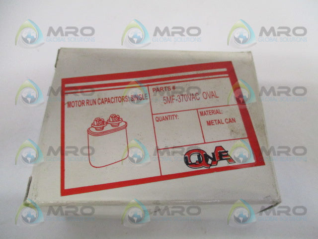 QA LINE CBB65 5MF-370VAC MOTOR RUN CAPACITOR 370VAC *NEW IN BOX*