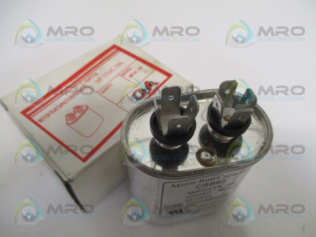 QA LINE CBB65 5MF-370VAC MOTOR RUN CAPACITOR 370VAC *NEW IN BOX*