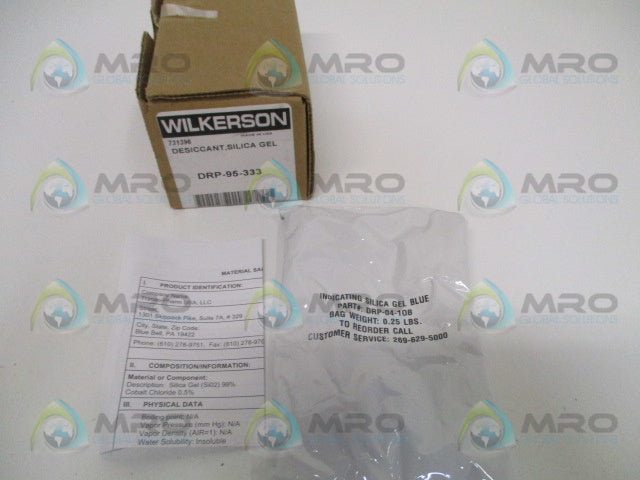 WILKERSON DRP-95-333 DESICCANT SILICA GEL *NEW IN BOX*