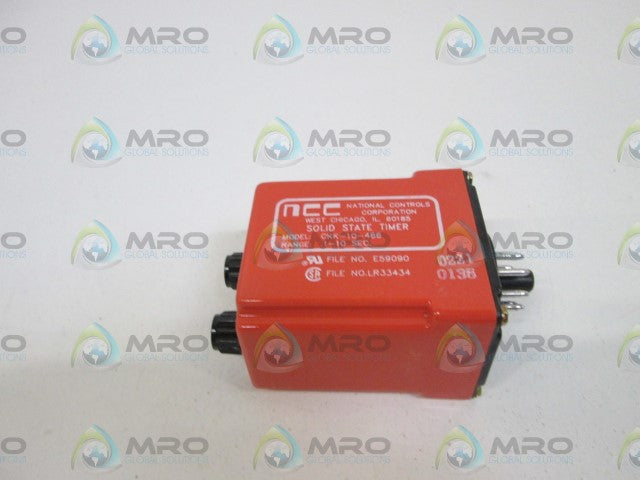 NCC TIMER .1-10 SEC. 12VDC CKK-00010-466 *NEW IN BOX*