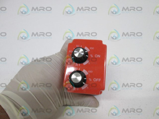 NCC TIMER .1-10 SEC. 12VDC CKK-00010-466 *NEW IN BOX*