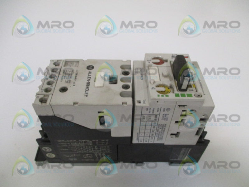 ALLEN BRADLEY 190-CPS40 SER. A w/ ZM-1-PKZ2 MOTOR STARTER 110-120V  UNMP