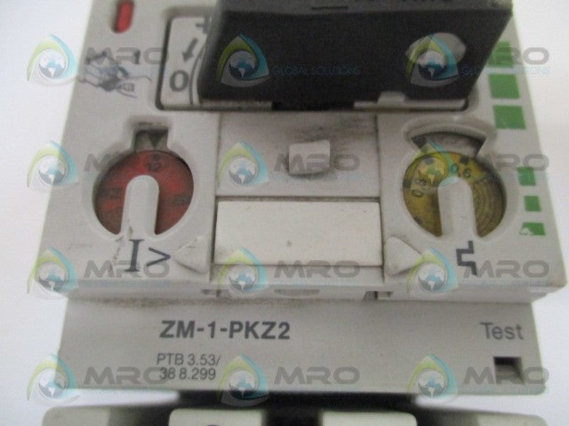 ALLEN BRADLEY 190-CPS40 SER. A w/ ZM-1-PKZ2 MOTOR STARTER 110-120V  UNMP
