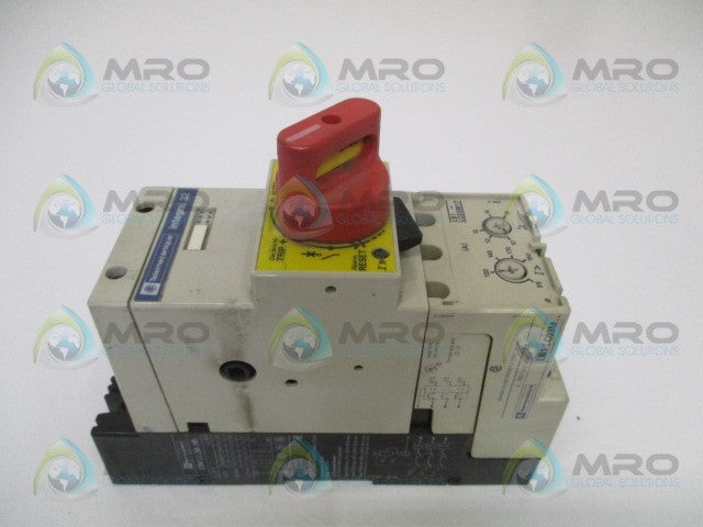 TELEMECANIQUE LD4-LC030 w/ LB1-LC03M17 MOTOR STARTER CONTROLLER 100V *USED*