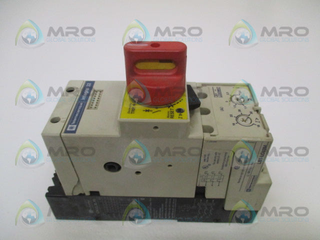 TELEMECANIQUE LD4-LC030 w/ LB1-LC03M07 MOTOR STARTER 100V (AS PICTURED) *USED*