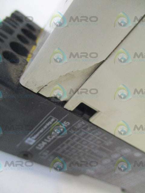 TELEMECANIQUE LD4-LC030 w/ LB1-LC03M07 MOTOR STARTER 100V (AS PICTURED) *USED*