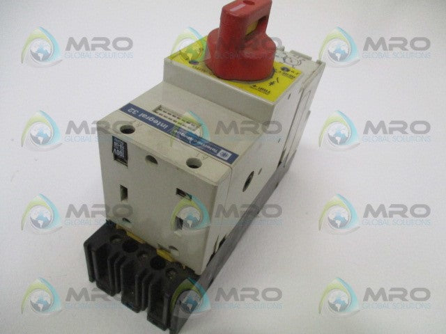 TELEMECANIQUE LD4-LC030 w/ LB1-LC03M07 MOTOR STARTER 100V (AS PICTURED) *USED*