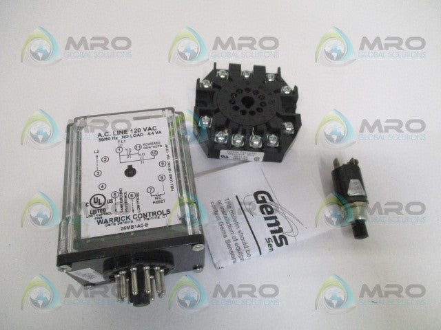 WARRICK CONTROLS 26MB1A0F LEVEL CONTROL RELAY 120V *NEW IN BOX*