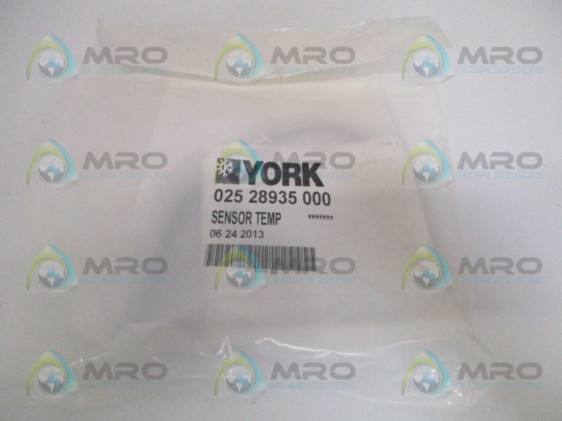 YORK 02528935000 TEMPERATURE SENSOR * NEW IN FACTORY BAG *