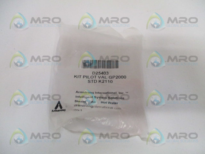 ARMSTRONG D25403 PILOT VALVE KIT * NEW IN FACTORY BAG *