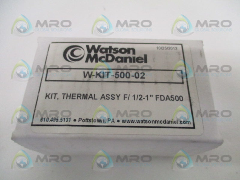 WATSON MCDANIEL W-KIT-500-02 THERMAL ASSEMBLY KIT *NEW IN BOX*