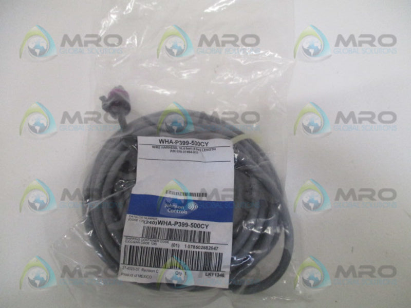 JOHNSON CONTROLS WHA-P399-500CY WIRE HARNESS *NEW IN FACTOR BAG*