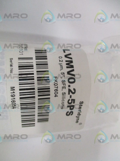 STERIDYNE LVMV0.2-5PS FILTER CARTRIDGE *NEW IN FACTORY BAG*