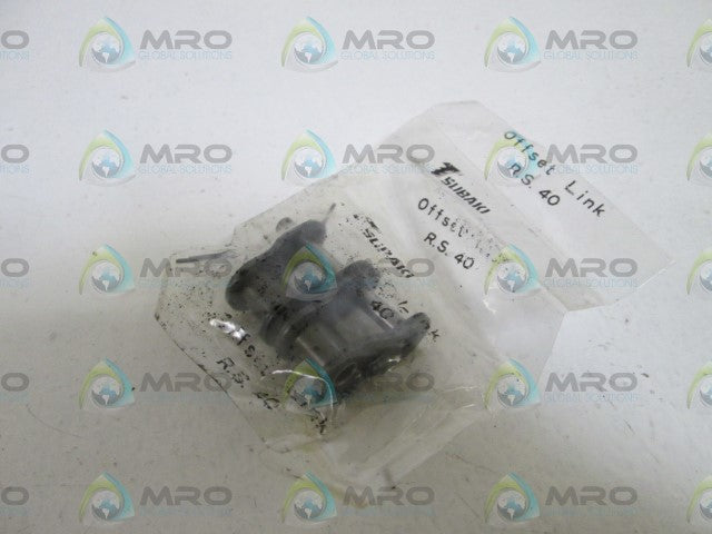 LOT OF 32 TSUBAKI OFFSET CHAIN LINK R.S.40 *NEW IN FACTORY BAG*