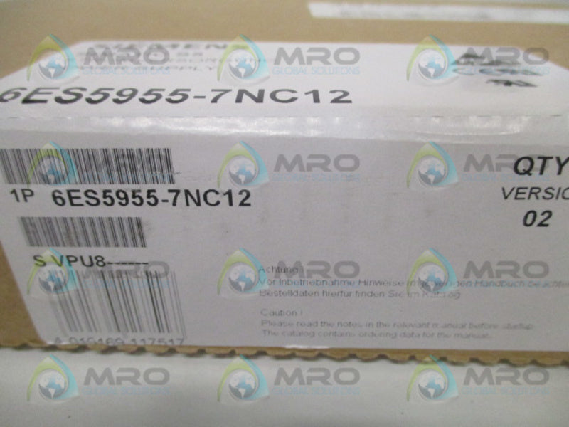 SIEMENS SIMATIC S5 6ES5955-7NC12 * FACTORY SEALED *