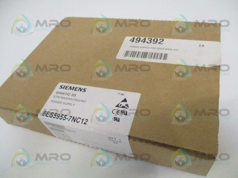 SIEMENS SIMATIC S5 6ES5955-7NC12 * FACTORY SEALED *