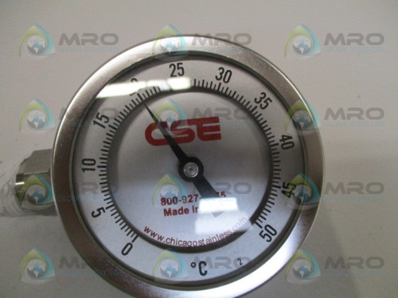 CHICAGO STAINLESS EQUIPMENT BC350R GAUGE 2.5" 0/50C  UNMP