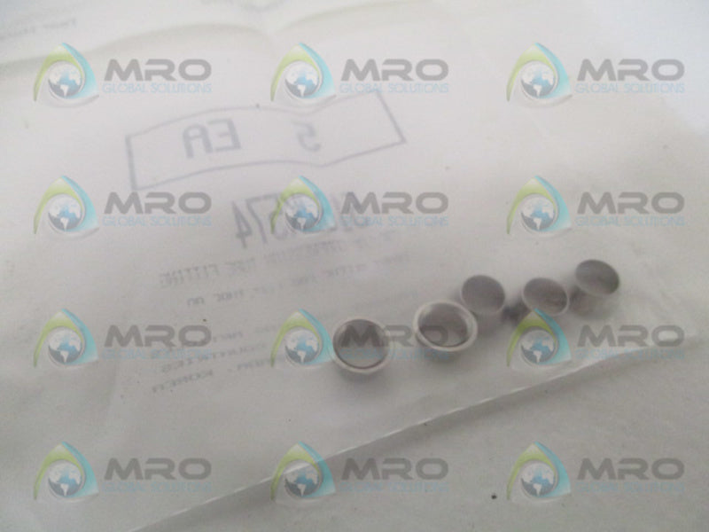 INDUSTRIAL MRO 5182K574 TUBE FITTING 1/4" (PKG OF 5) *NEW IN FACTORY BAG*