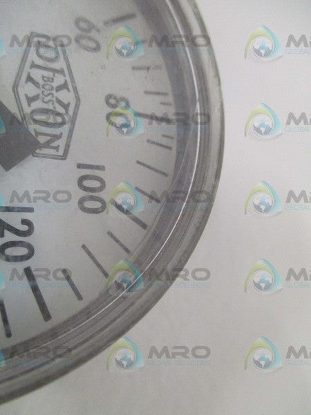 DIXON GL335 PRESSURE GAUGE 0-160 PSI  UNMP