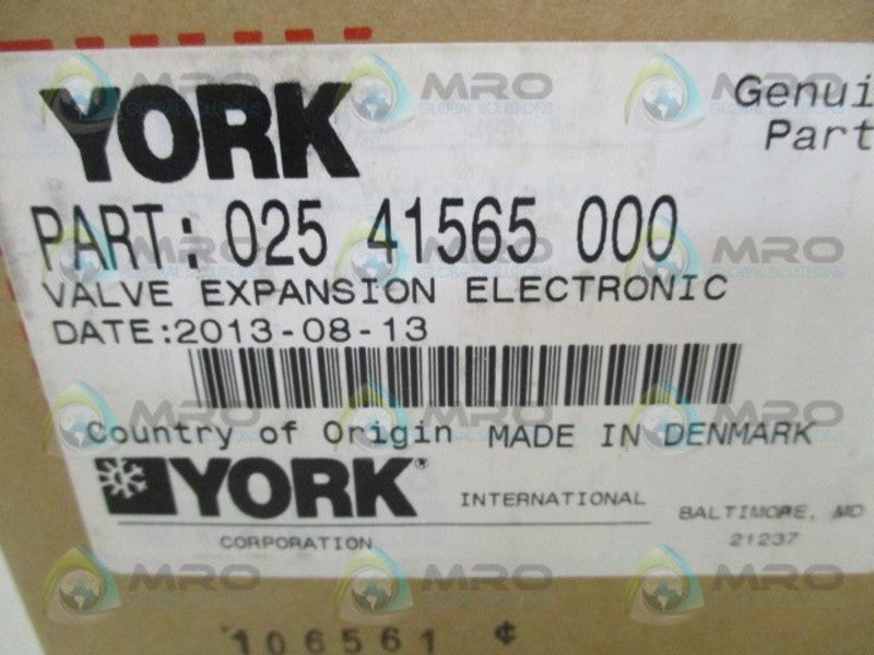 YORK 02541565000 ELECTRONIC EXPANSION VALVE *NEW IN BOX*