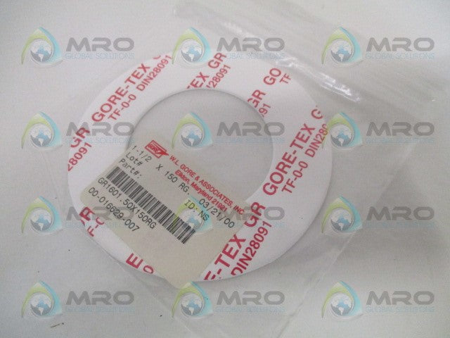 GORE GR1601.50X150RG GASKET 1-1/2" X 150RG. *NEW IN FACTORY BAG*