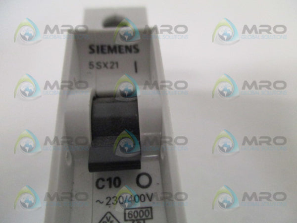 SIEMENS 5SX2110-7 CIRCUIT BREAKER 10A  UNMP
