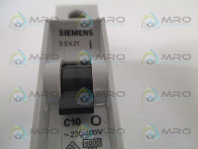 SIEMENS 5SX2110-7 CIRCUIT BREAKER 10A  UNMP